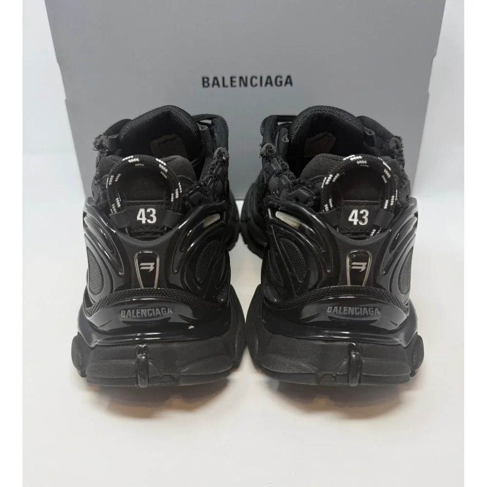 Balenciaga Runner Sneaker Matte Black Size 10 US 43 EU